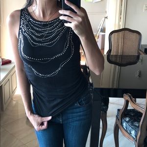 Black chain top